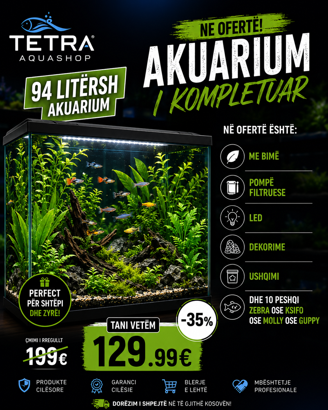 Akuariu set - 94L